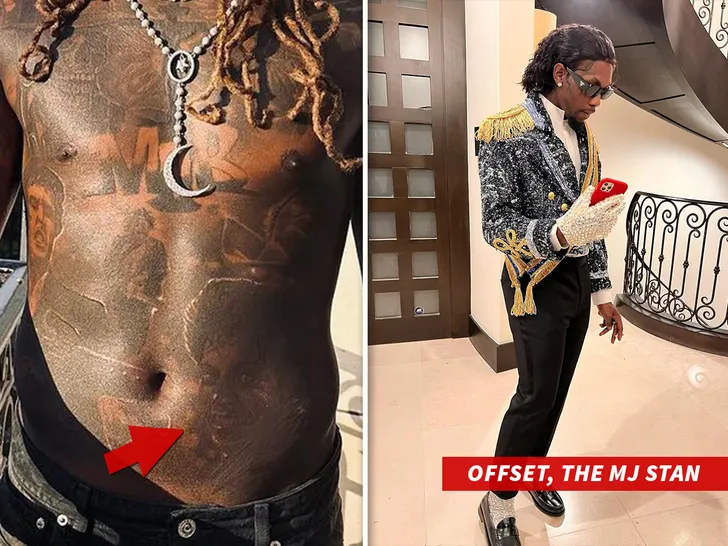 Offset Is Keeping MJ Tattoo Even Though It Freaks Out Cardi B In Bed